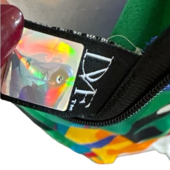 DVF Diane Von Furstenberg CALIDA Runway Dress Tropical Dot Flower Silk Sz 2 - Picture 11 of 11